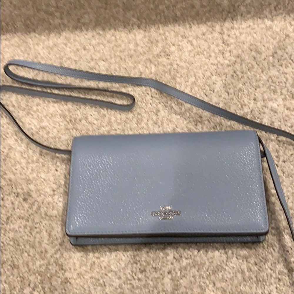 Coach small pebbles leather purse